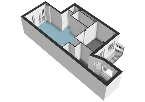 Floorplan - Rombout Hogerbeetsstraat 12-2, 1052 XB Amsterdam